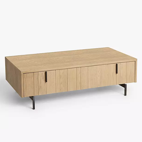 Stave Storage Coffee Table, Natural