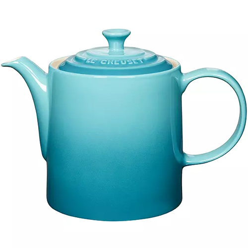 . Le Creuset Stoneware Grand Teapot, 1.3L, Teal