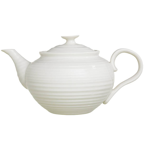 . Sophie Conran for Portmeirion Teapot, 1.13L, White