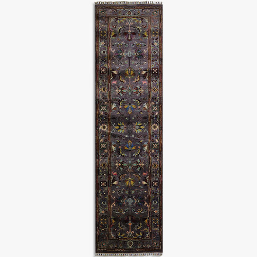 Gooch Oriental Khurjeen Runner, Multi, L302 x W80 cm Runner Dark Grey