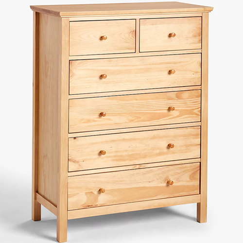 . Wilton 6 Drawer Chest, Natural