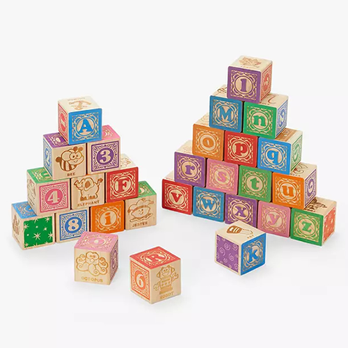 . Wooden Alphabet Blocks