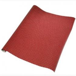 Polka Dot Spot ~ Spotted Red & White Vintage Christmas Wrapping Paper