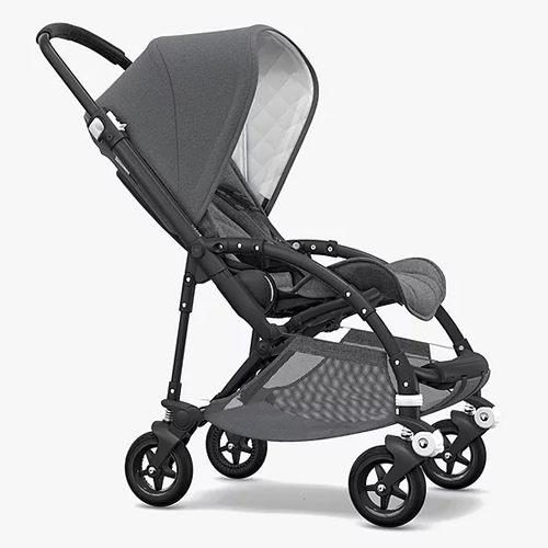 Bugaboo Bee 5 Classic+ Pushchair, Grey Melange