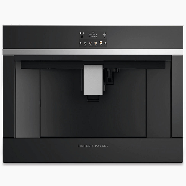 Fisher & Paykel EB60DSXB2 60cm Built-In Bean-to-Cup Coffee Machine, Gloss Black