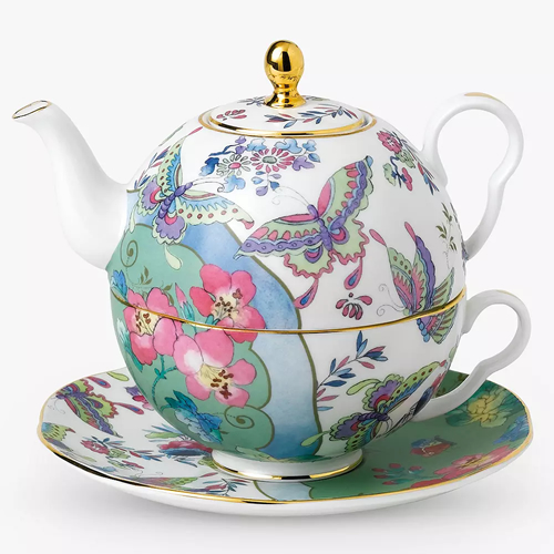 . Wedgwood Cuckoo & Butterfly Bloom Tea-For-One Teapot, 940ml